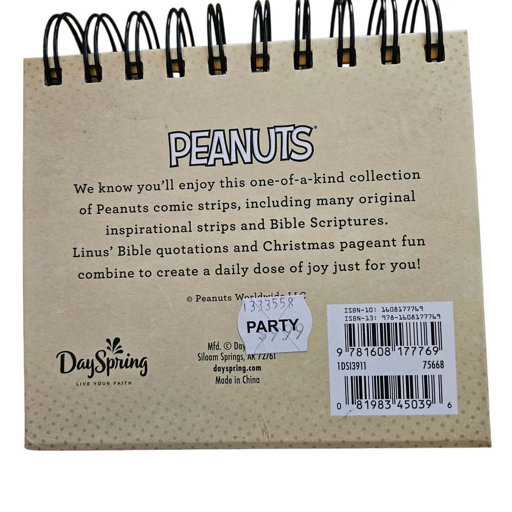 365 DAYS OF PEANUTS DAILY SMILES AND BLESSINGS